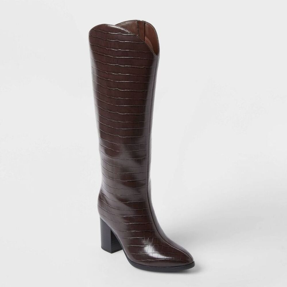Women’s Cairo Boots with Memory Foam Insole – A New Day Brown 12